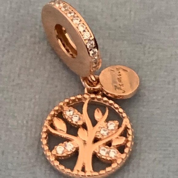 Jewelry - Genuine S925 rose gold family tree heritage charm genuine bargain for bracelet